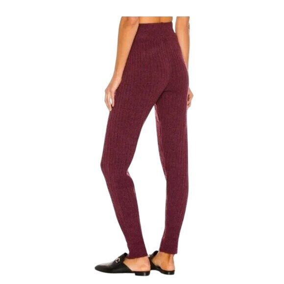 Free People Around The Clock Burgundy Jogger Pants - Picture 3 of 8